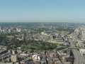 looking west over the Mass Pike from the Prudential Tower in Boston