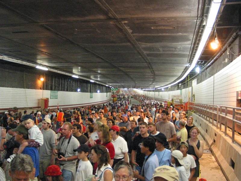One of the Big Dig tunnels in Boston