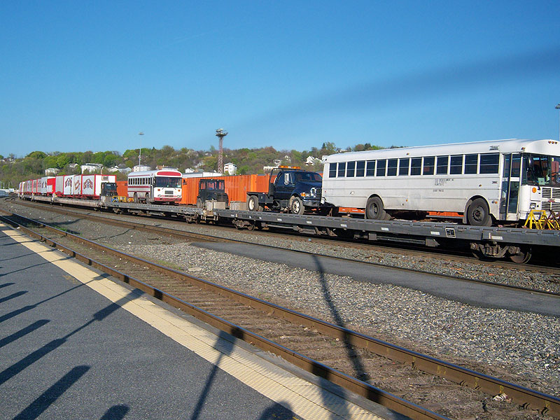 Ringling Bros red train coach