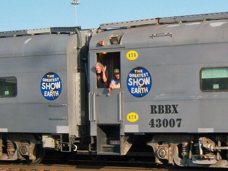 Ringling Bros Circus train