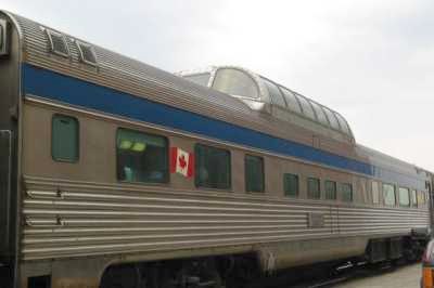 A dome on Via's Canadian